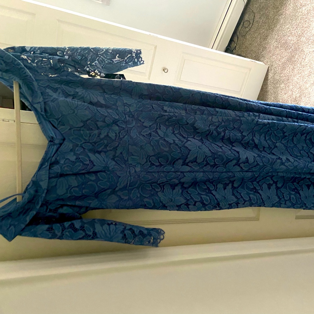 X scape lace dress NWT